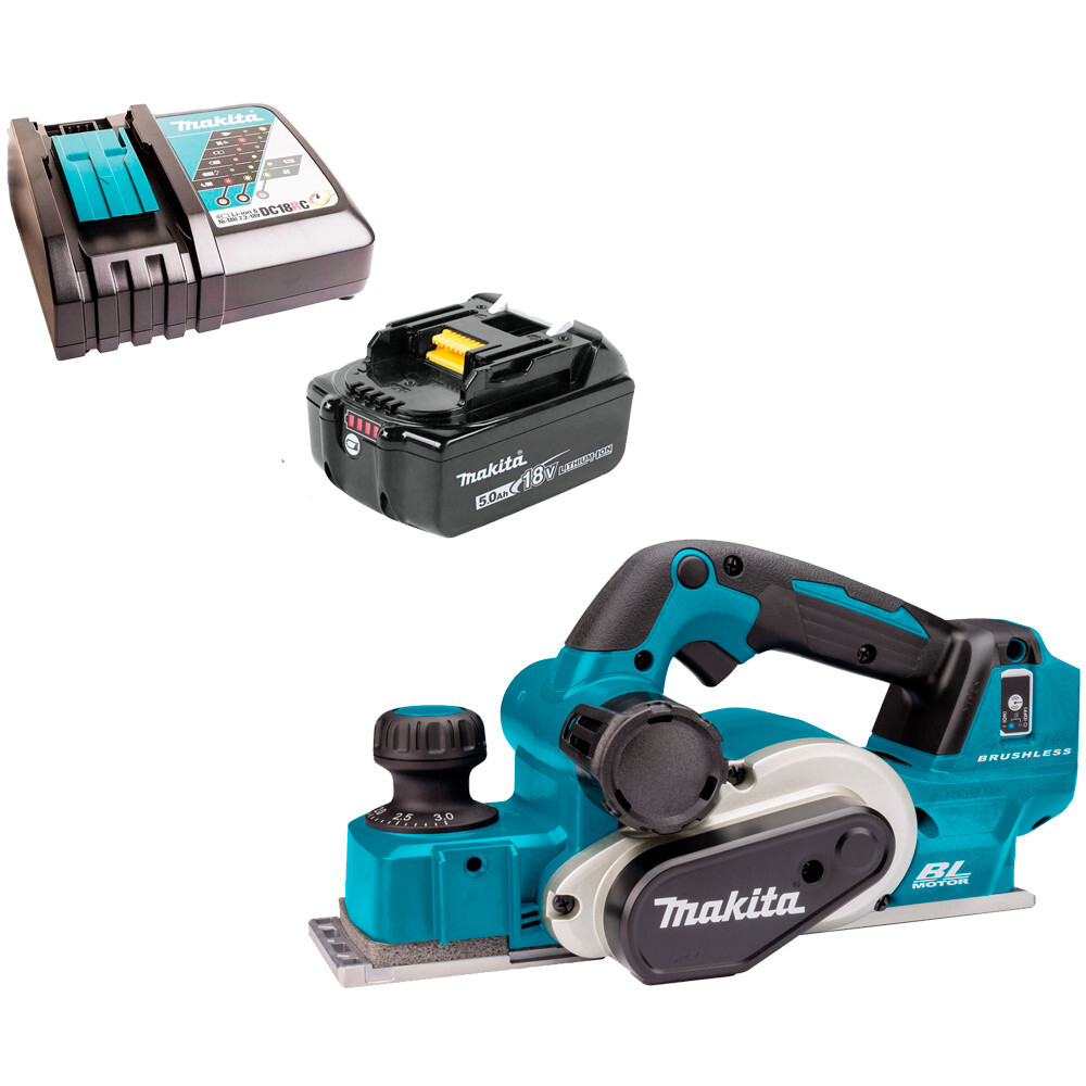 Рубанок аккумуляторный Makita DKP 181 RT