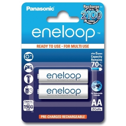 Аккумулятор Panasonic Eneloop BK-3MCCE/2BE 1900 mAh 2шт AA