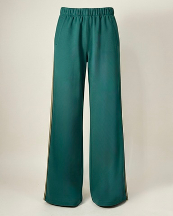 Брюки трикотажные из Джерси на кулисе в изумрудном