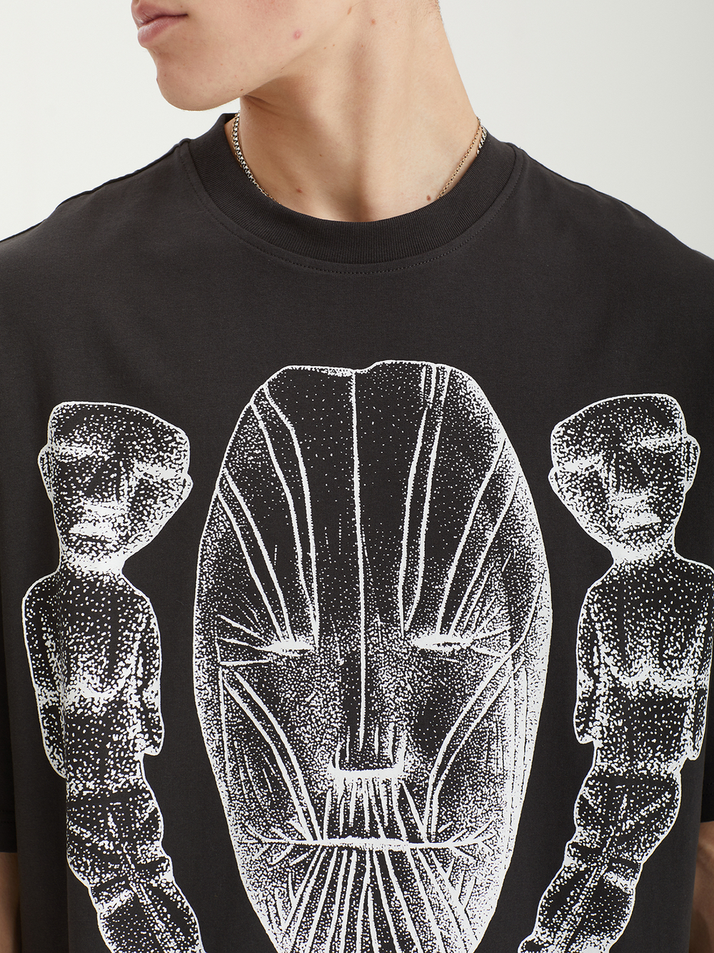 Мужская Футболка Ttt Face Figures Hands