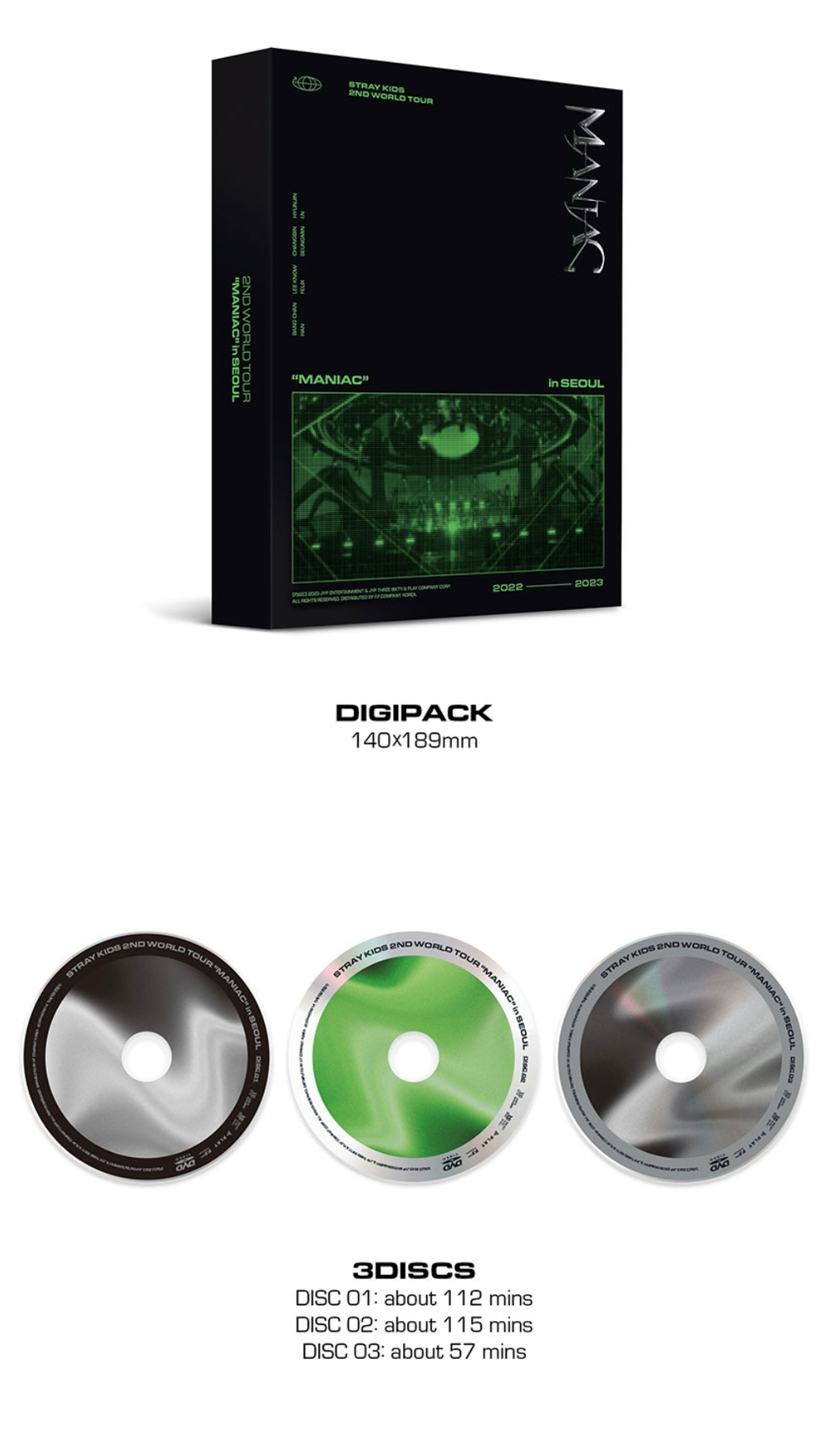 Фильм Stray Kids 2nd World Tour “MANIAC” in SEOUL DVD