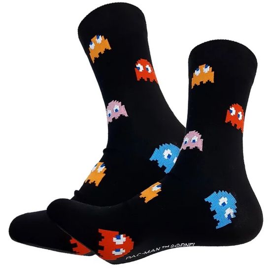 Носки Pac-Man (Пакман) "Blinky. Pinky. Inky Clyde." р-р 36-42 (черный)