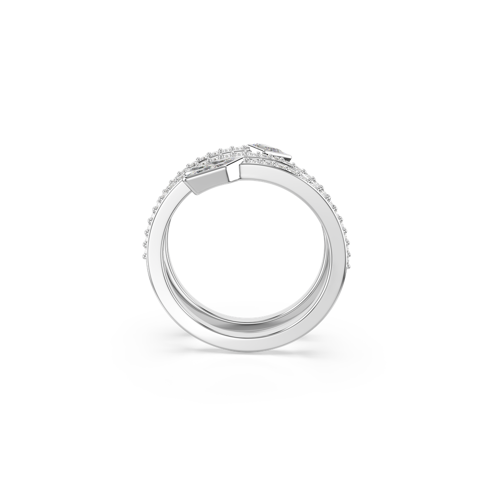 IDYLLIA:RING ARROW WHI/RHS 55