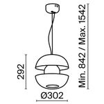 Подвесной светильник Maytoni MOD322PL-L6B3K