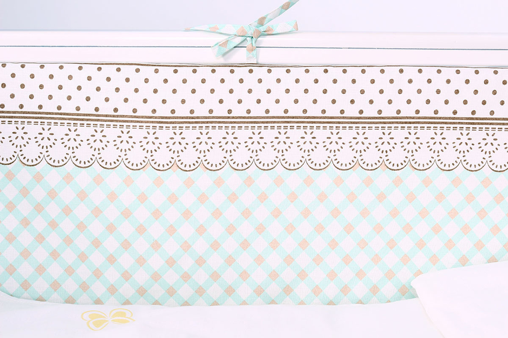 603 Комплект "Лошадка" (6 предметов) 603/2 мята, бязь