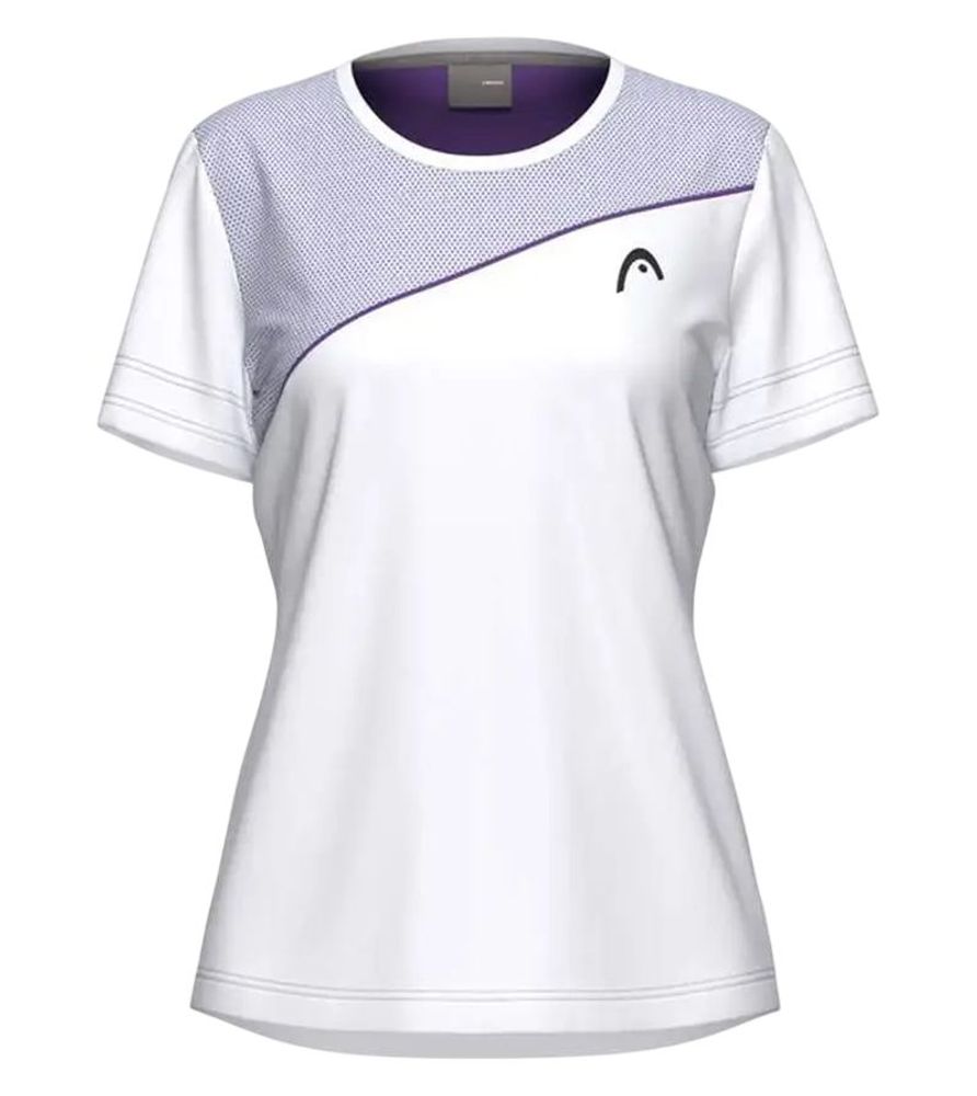 Женская теннисная футболка Head Tie-Break - white/purple