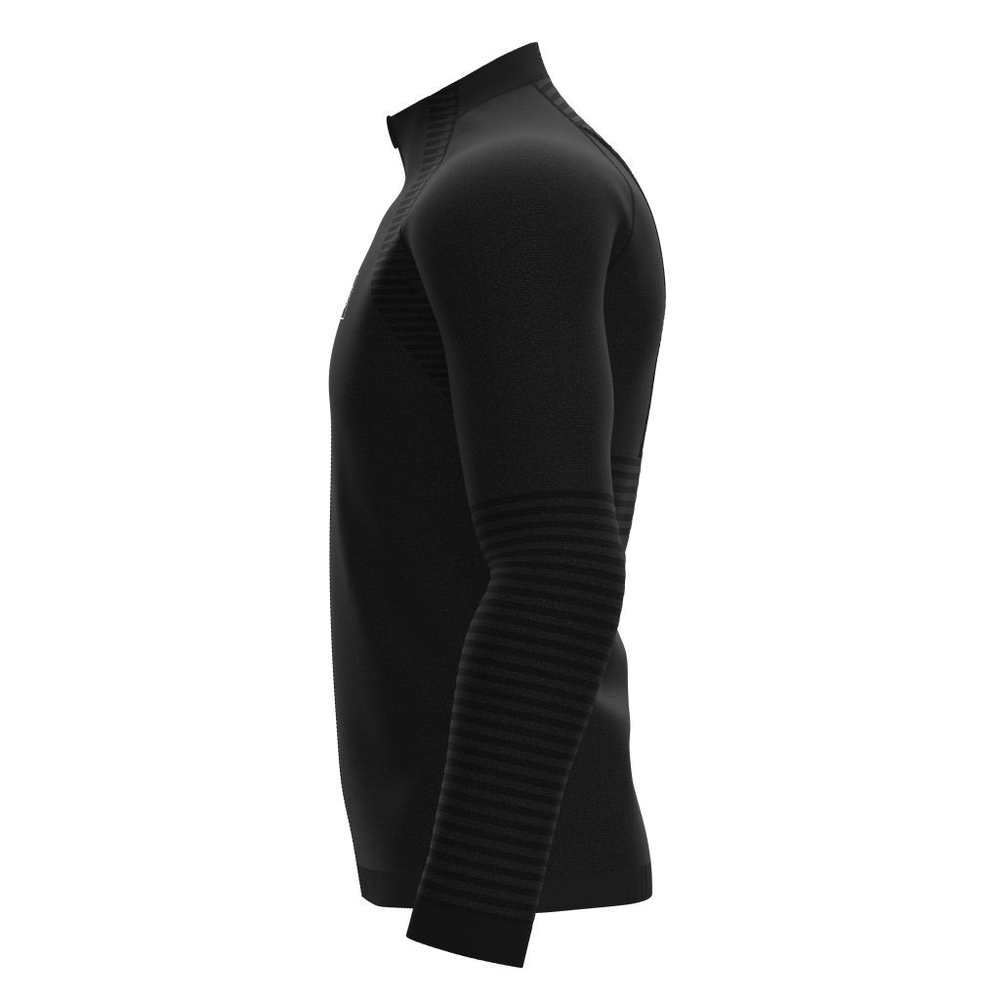 Куртка теннисная Compressport Seamless Zip Sweatshirt - Black
