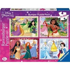 Puzzle Disney Princess 4x100p