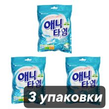 Леденцы Lotte Anytime Milk Mint без сахара 60 г, 3 шт