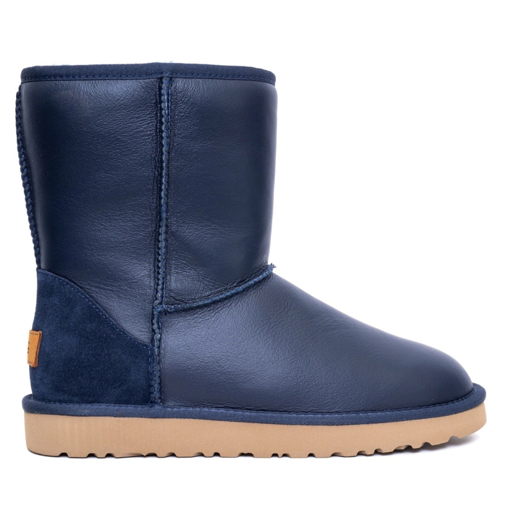 Ugg Mens Classic Short Metallic Navy