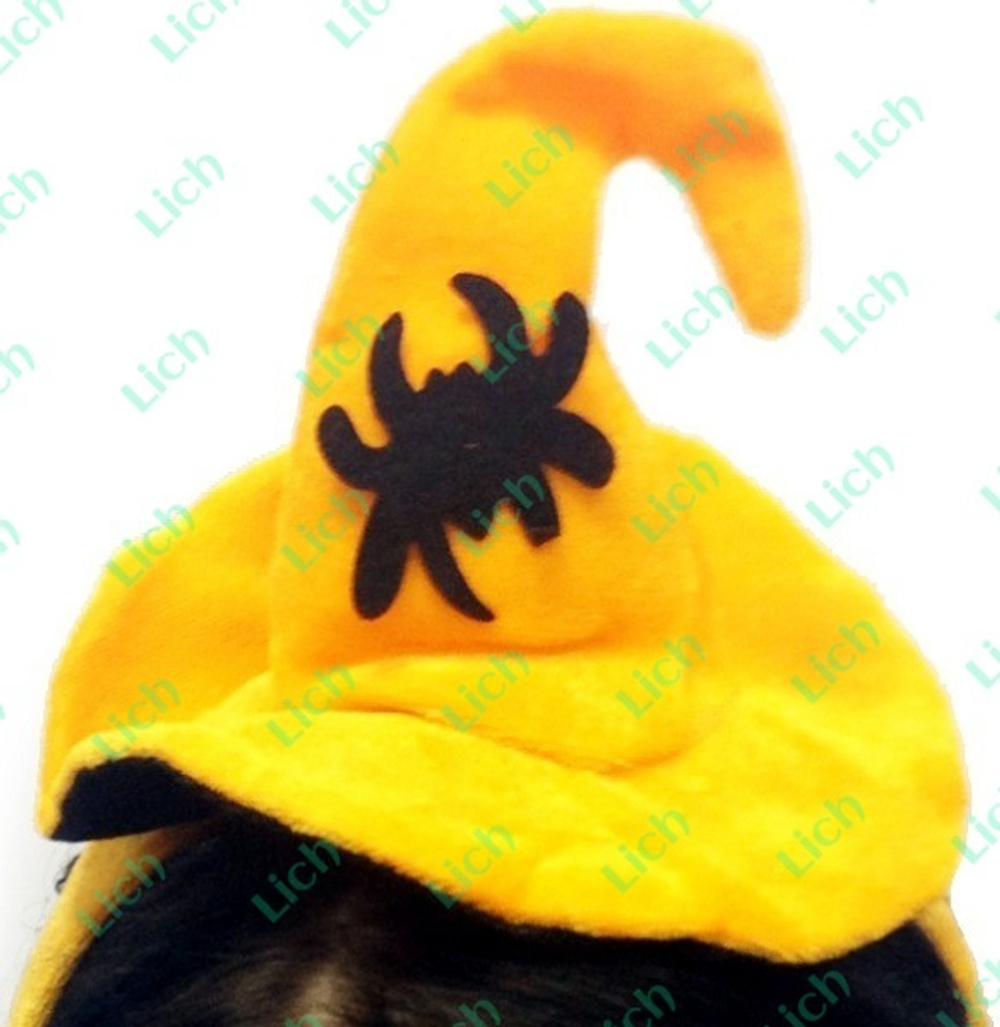 Ободок с оранжевой шляпкой