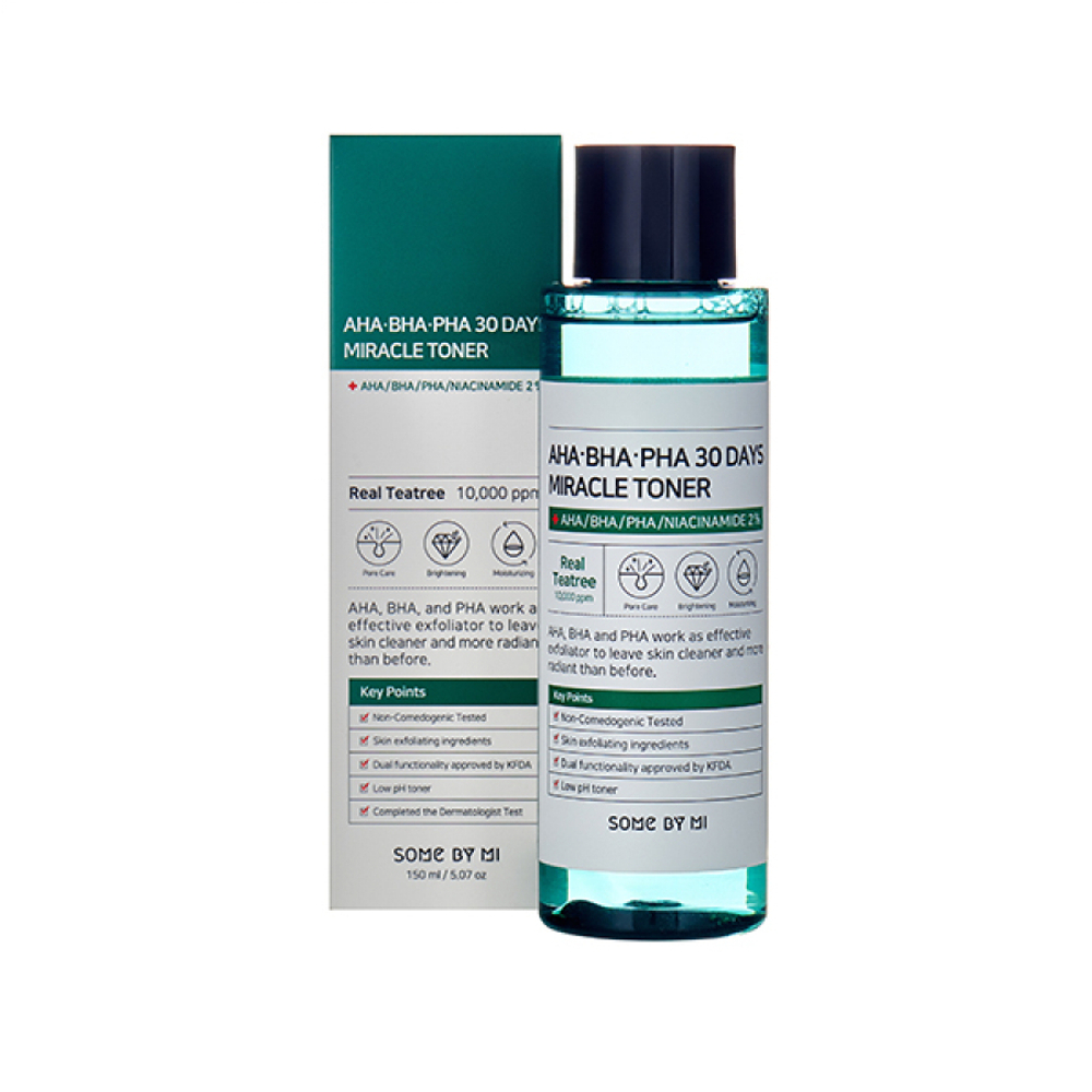 SOME BY MI AHA·BHA·PHA 30 DAYS MIRACLE TONER Тонер для лица с кислотами 150мл