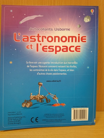 L'astronomie et l'espace - Documentaires en autocollants