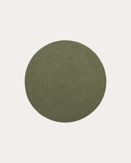 Ковер уличный Despas из синтетических волокон зеленый Ø150 см