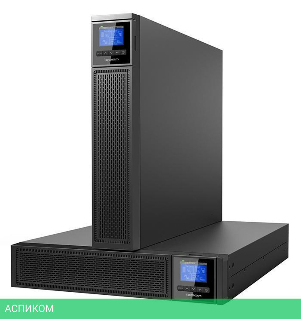 Источник бесперебойного питания Ippon Innova RT II 6000 6000Вт 6000ВА черный (1005639)