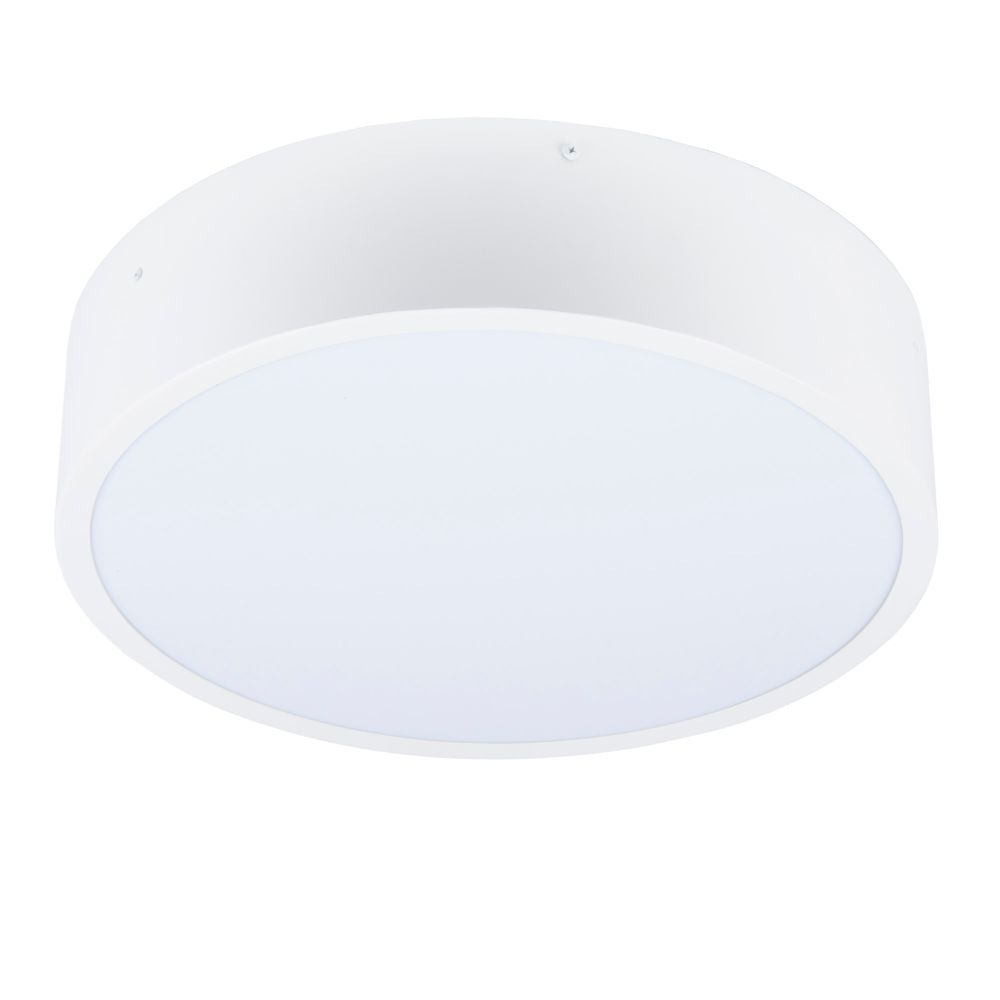 ULO-K40A 30W-4000К-R40 IP40 WHITE Светильник светодиодный накладной. Белый свет 4000K. Диаметр 400мм. Корпус белый. ТМ Uniel