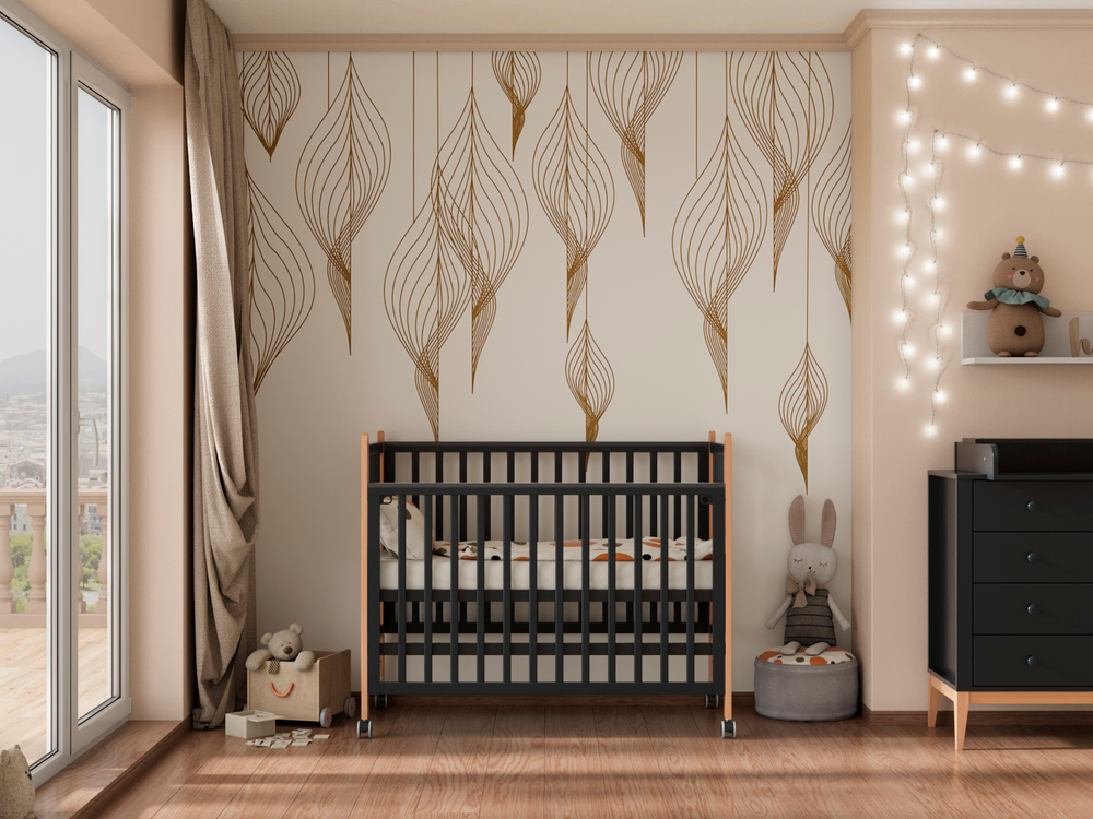 Детская кроватка Incanto Lika цвет графит/бук