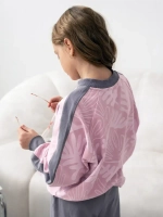 Костюм для девочки на осень, свитшот и штаны