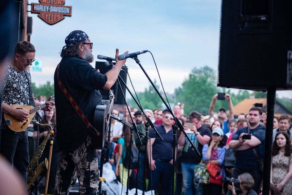 Борис Гребенщиков и группа &quot;Аквариум&quot; в Harley-Davidson Казань