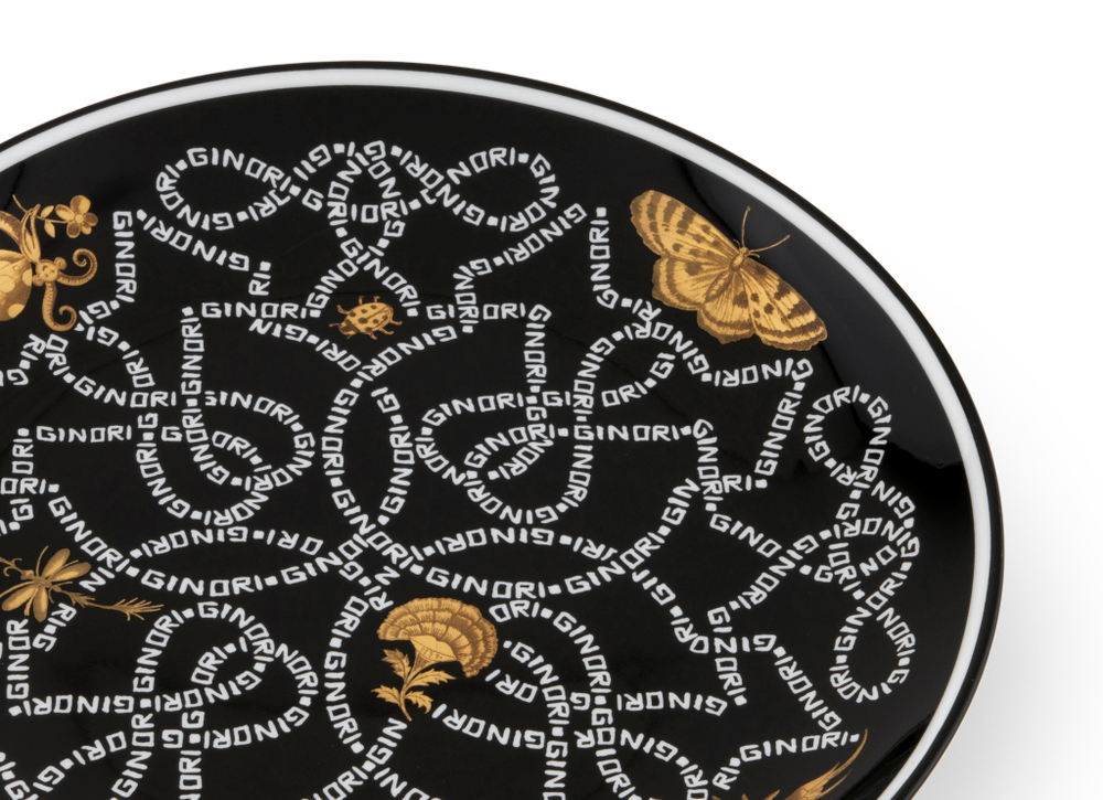 Тарелка десертная Richard Ginori Arcadia Black (20.5 см)