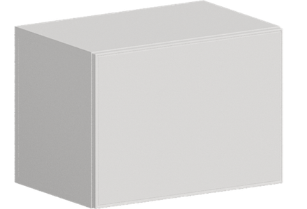 Кухня Модуль ШВГ 600 Графит / Белый Софт