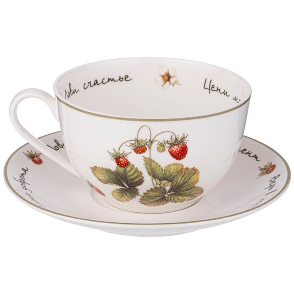 Чайная пара 300мл «Лови счастье» 85-1979