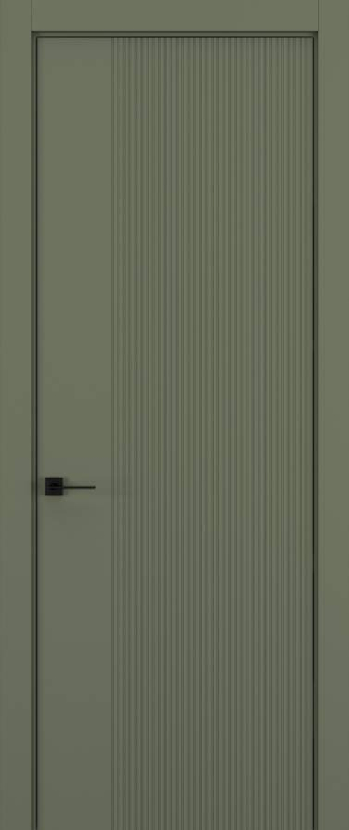 Дверь 4 VERTICAL Матовый Оливковый