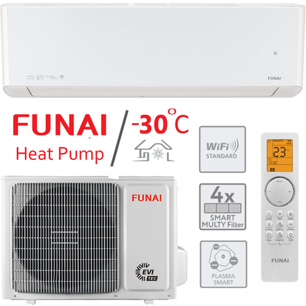 Тепловой насос Funai ONSEN FULL DC Inverter Heat Pump RAC-I-ON55HP.D01