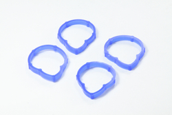 Прокладка коллектора Лада-Ларгус, Logan, Sandero 8 кл. (впускной) комплект, синий силикон (ПТП64)