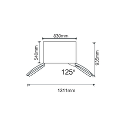 Холодильник Korting KNFS 83177 X