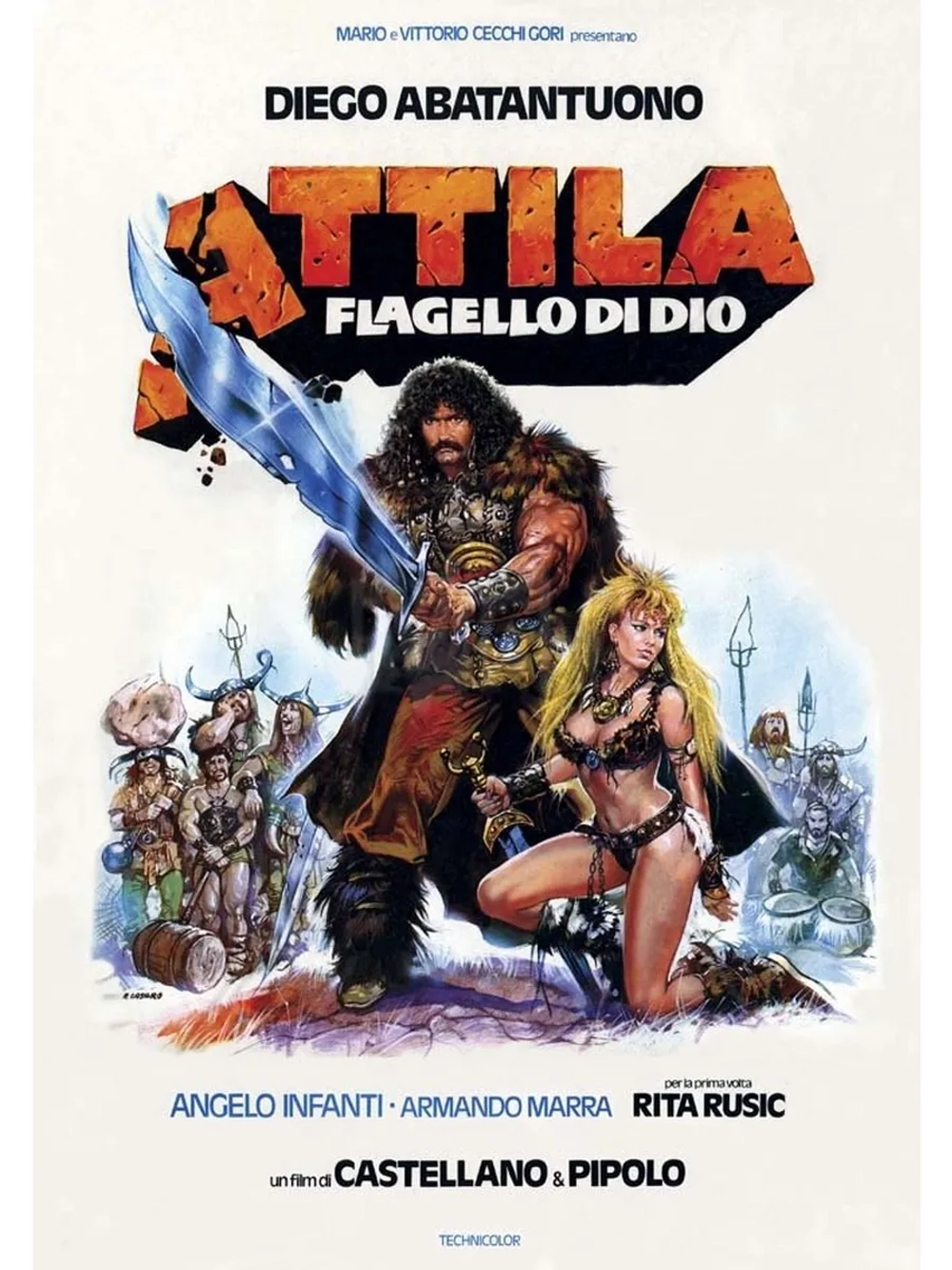 Аттила, бич божий (1982) (DVD-R)