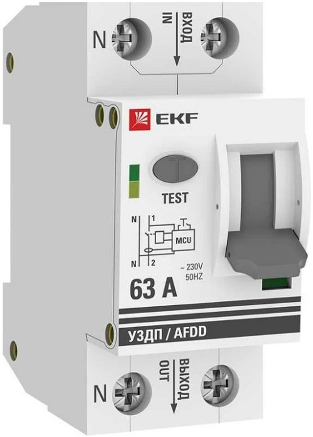 Устройство защиты от дугового пробоя  EKF afdd-2-63-pro