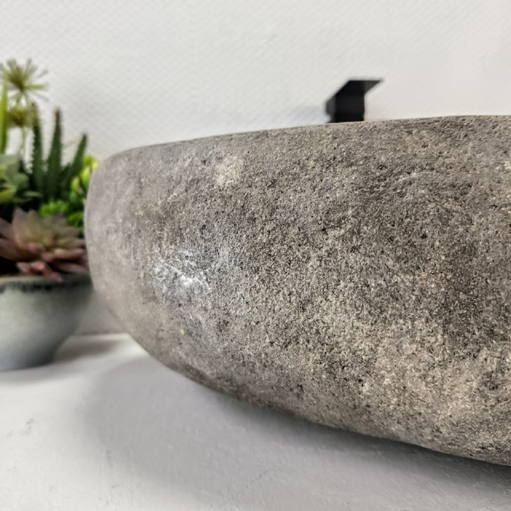 Раковина из речного камня RS-63442 (57*46*16) 0123