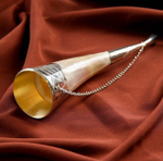 Сувенирный рог для вина "Эльбрус"  ручная работа, 17 см