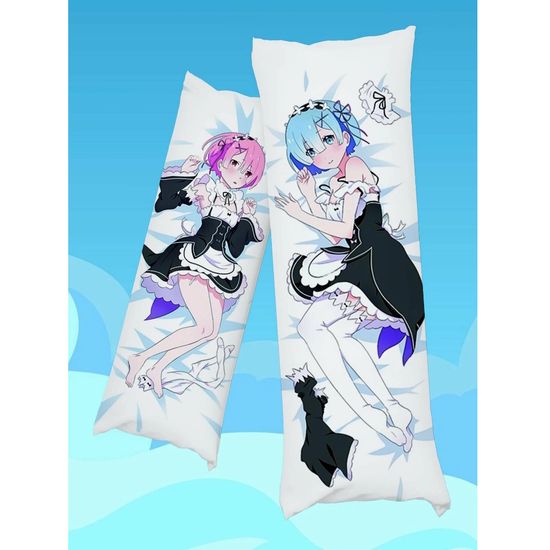 Подушка дакимакура "Рем и Рам", 150 см