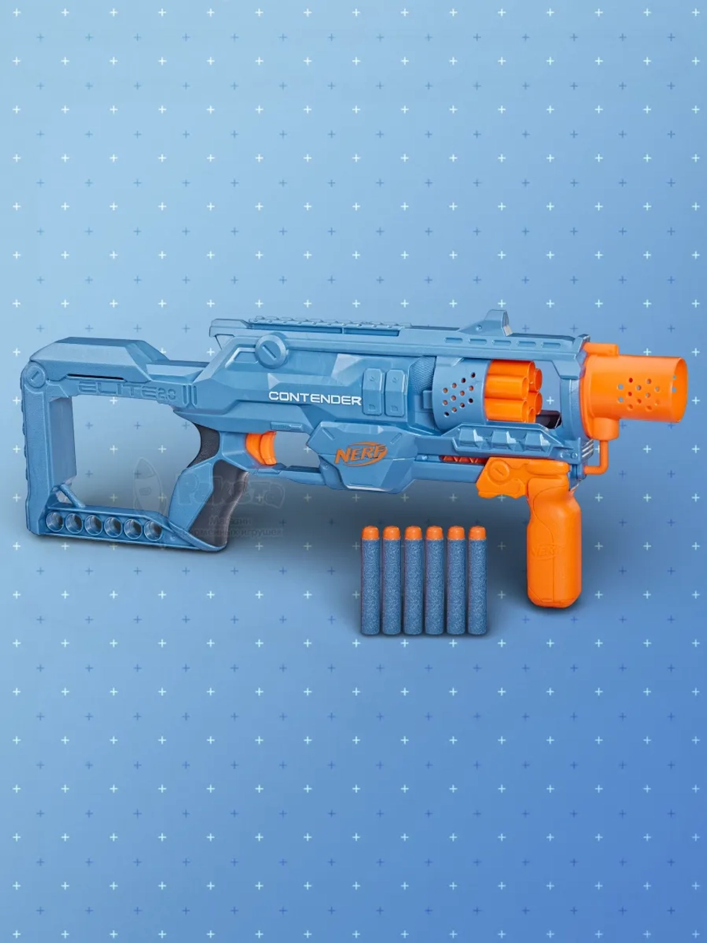 Бластер Нерф Элит Elit 2.0 Contender F6787