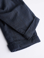 Боди с длинным рукавом и брюки на подтяжках в комплекте для малышей Next Q96-750, Темно-синий