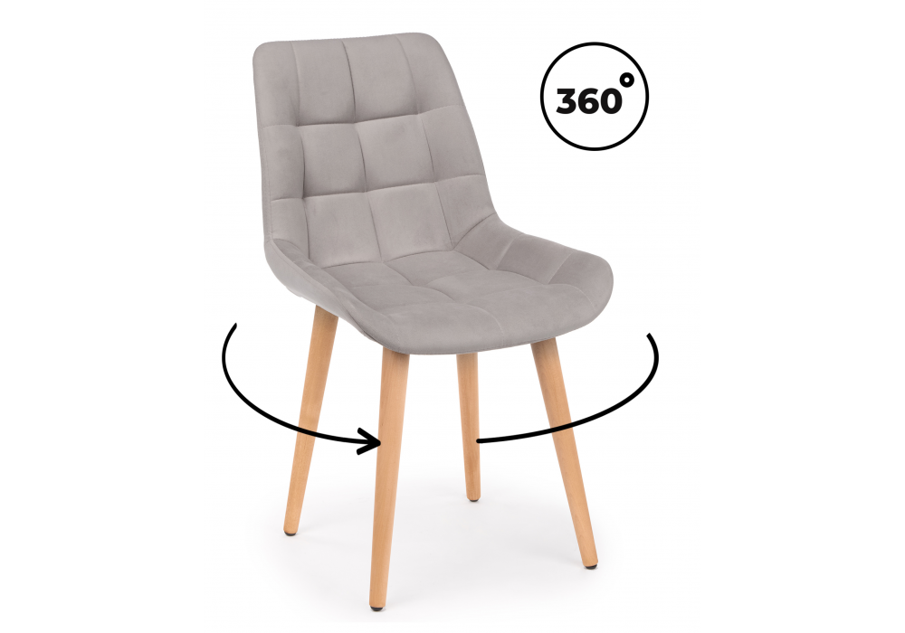 Стул деревянный Woodville Челси 360 латте (zd 290), светлое дерево np