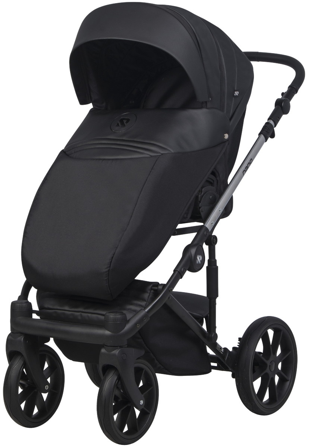 Детская коляска Riko Nano Thermo Ecco 3 в 1 с автокреслом Rant Cruise Grey 01 Black (черный)