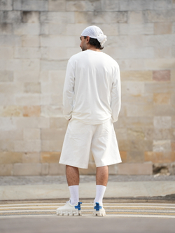 Шорты льняные | white