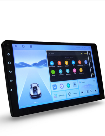 Автомагнитола 2DIN QLED9" Android 4+64GB 4G Pioneer.UP TS18Plus