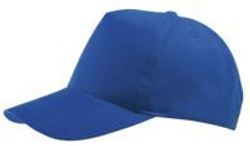 Бейсболка Buzz, ярко-синяя