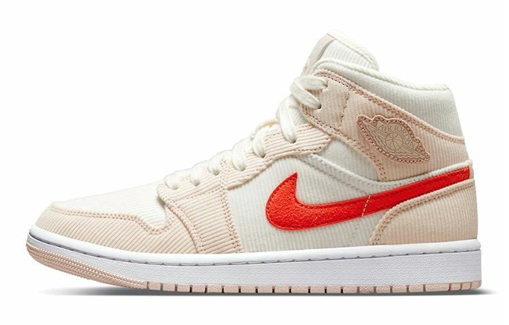 Кроссовки Jordan Air Jordan 1 Mid Se "Corduroy" (Женская размерная сетка)