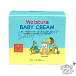 Детский гипоаллергенный крем интенсивно увлажняющий, успокаивающий, защитный Dr.MeLoSo Moisture Baby Cream, 100 мл.