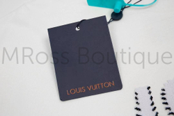 Мужская белая футболка Louis Vuitton с вышивкой