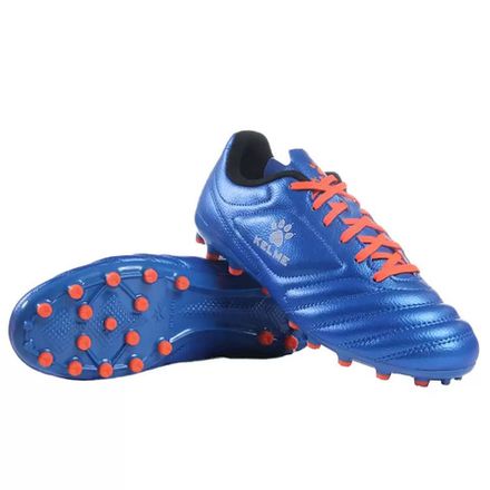 Бутсы футб. KELME Men's Football Shoes (AG), 68831126-417-44, р.44 (рос.43), полиуретан, ТПУ, синий