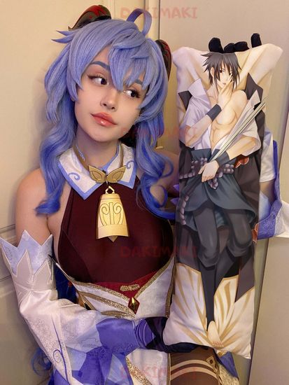 Мини дакимакура Саске Учиха и Наруто Узумаки из Наруто арт. M0294, 60х20 см