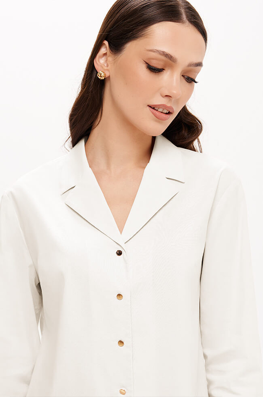 23413 Блузка женская (молочный)