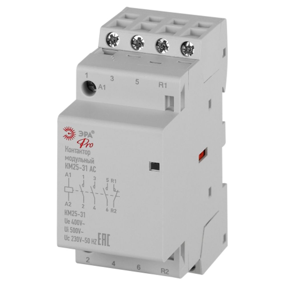 Контактор модульный ЭРА PRO NO-902-331 КМ25-31 АС