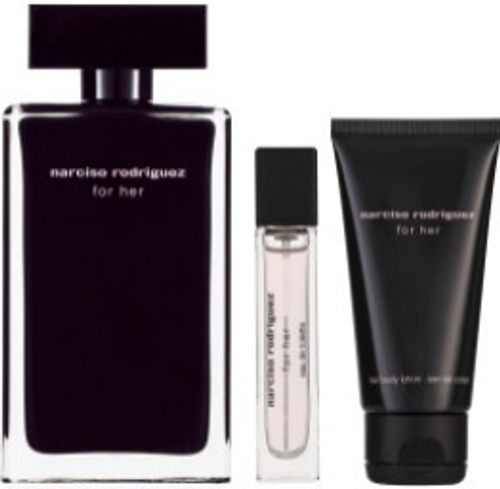 NARCISO RODRIGUEZ FOR HER EDT SET 100 ML + B/L 50 ML + EDT 10 ML